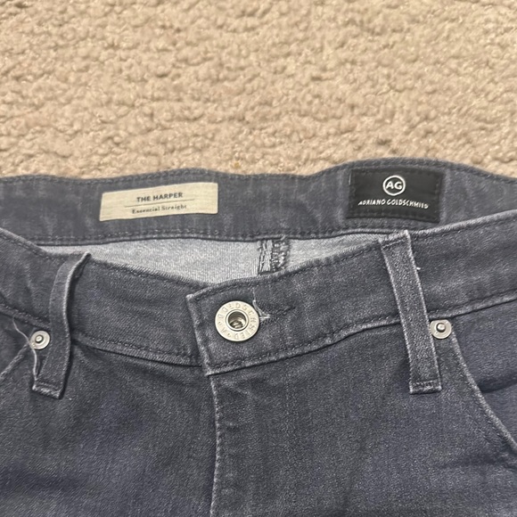 AG Adriano Mens Goldschmied Harper Slim Straight Jeans Dark Gray Denim Size 30R - Picture 4 of 6